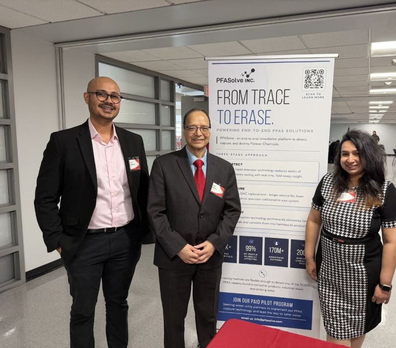 Professor and Provost at a PFAS event at NJIT